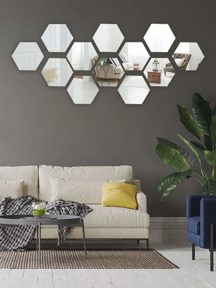 Cozy Den™ Hexagonal Mirrors